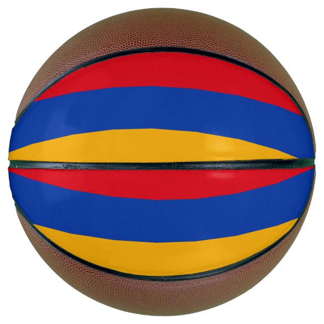 Patriotic Armenian Flag Basketball (Front)