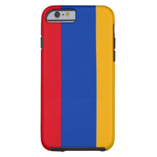 Patriotic Armenian Flag Tough iPhone 6 Case