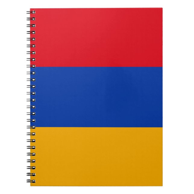 Patriotic Armenian Flag Notebook (Front)