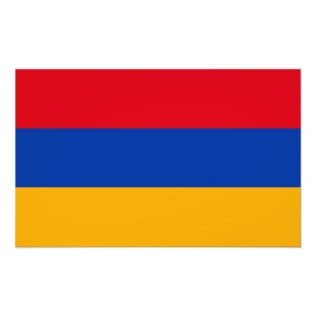 Patriotic Armenian Flag Photo Print (Front)