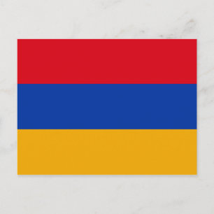 Patriotic Armenian Flag Postcard