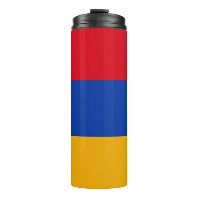 Patriotic Armenian Flag Thermal Tumbler (Front)
