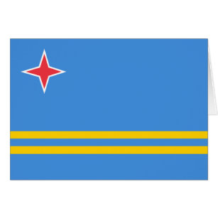 Patriotic Aruba Flag