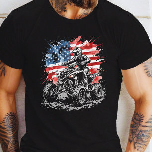 Patriotic ATV Quad Rider T-Shirt