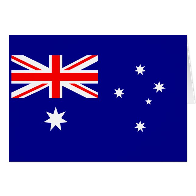 Patriotic Australian Flag (Front Horizontal)