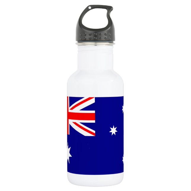 Patriotic Australian Flag 532 Ml Water Bottle (Front)