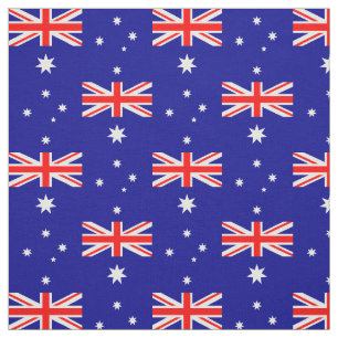 Patriotic Australian Flag Fabric