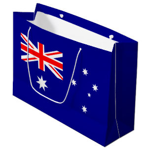 Patriotic Australian Flag Large Gift Bag
