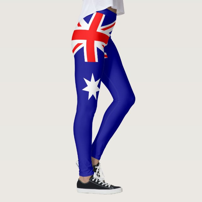 Patriotic Australian Flag Leggings (Right)