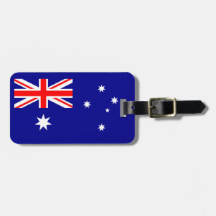 Patriotic Australian Flag Luggage Tag