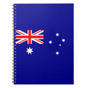 Patriotic Australian Flag Notebook