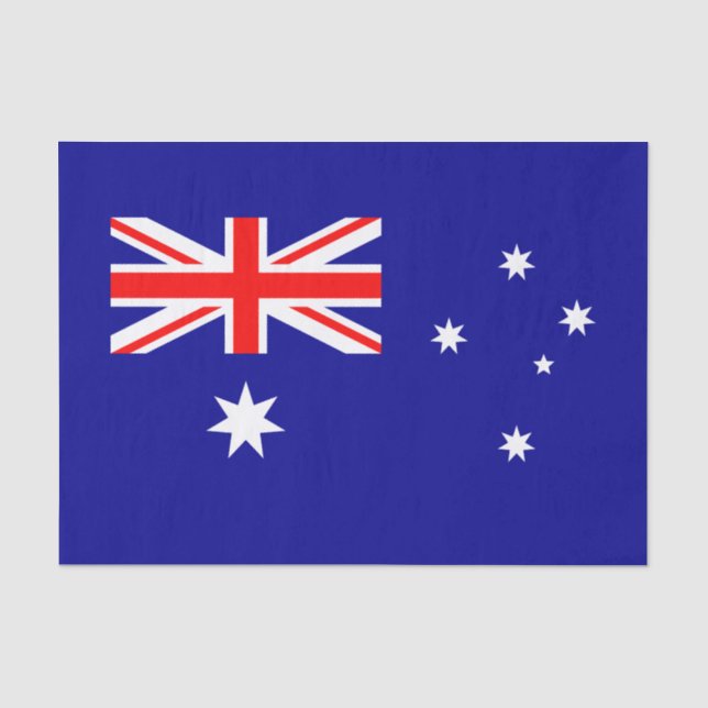Patriotic Australian Flag Tissue Paper (Front)