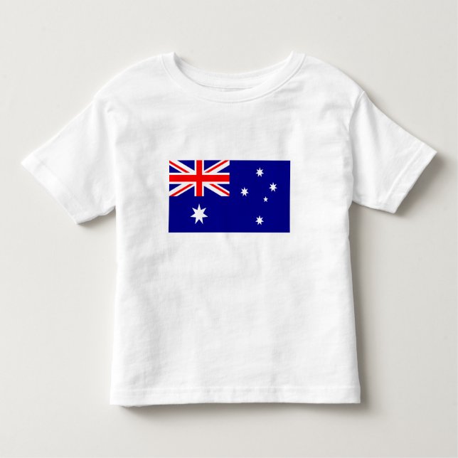 Patriotic Australian Flag Toddler T-Shirt (Front)