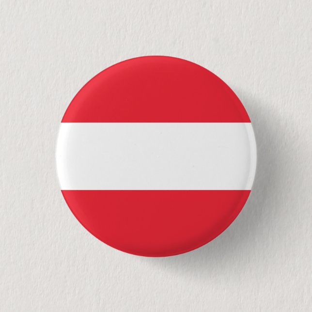 Patriotic Austrian Flag 3 Cm Round Badge (Front)