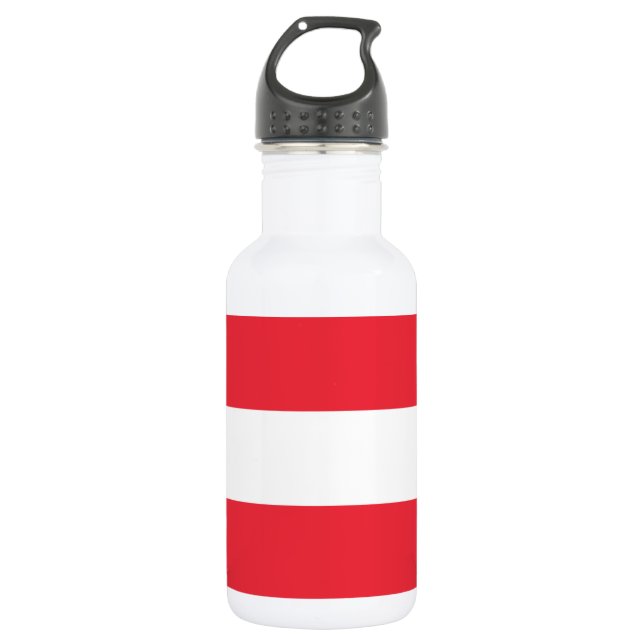 Patriotic Austrian Flag 532 Ml Water Bottle (Front)