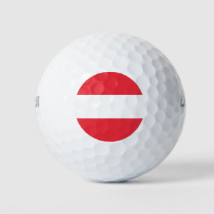 Patriotic Austrian Flag Golf Balls