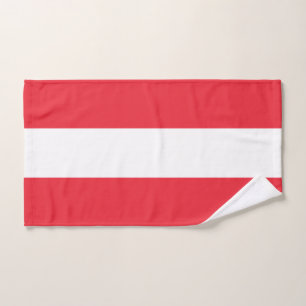 Patriotic Austrian Flag Hand Towel
