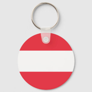 Patriotic Austrian Flag Key Ring