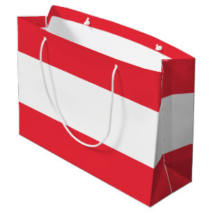 Patriotic Austrian Flag Large Gift Bag