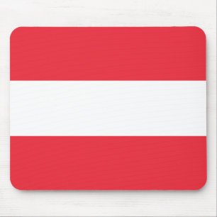 Patriotic Austrian Flag Mouse Pad