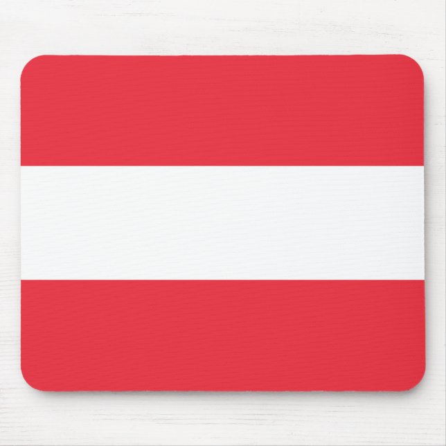 Patriotic Austrian Flag Mouse Pad (Front)