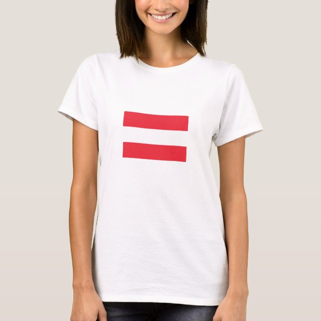 Patriotic Austrian Flag T-Shirt (Front)