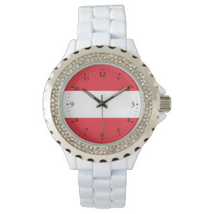 Patriotic Austrian Flag Watch