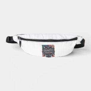 Patriotic Autumn Leaves Vector Graphic Tee Bum Bags