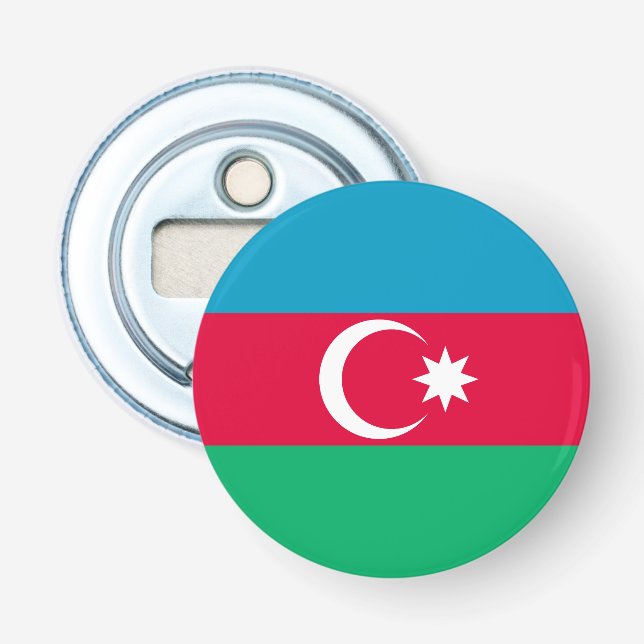 Patriotic Azerbaijan Flag Bottle Opener (Front)