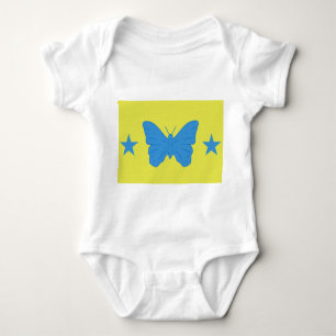 Patriotic baby bodysuit with flag of Bady Bassit