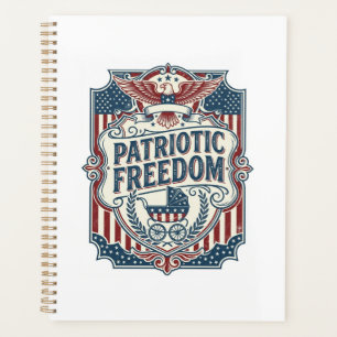 Patriotic Baby Shower Vector Graphic Tee Planner
