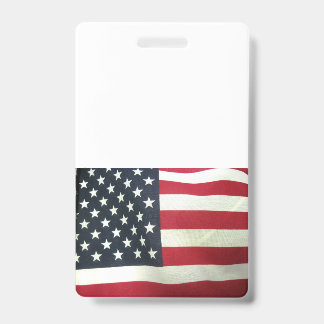 Patriotic Badge ID Badge
