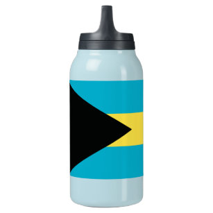 Patriotic Bahamian Flag Insulated Water Bottle