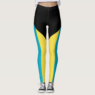 Patriotic Bahamian Flag Leggings