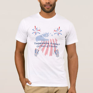 Patriotic Bald Eagle America 250th 4th of July T-Shirt