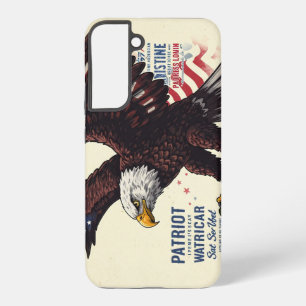 Patriotic Bald Eagle Samsung Galaxy S22 Plus Case