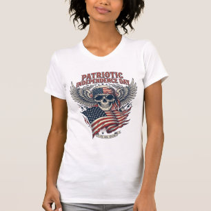 Patriotic Bandana Rocker Old Glory Music Rock Meta T-Shirt