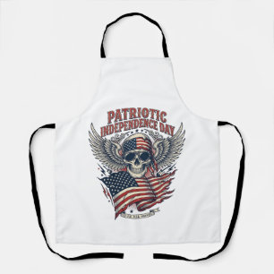 Patriotic Bandanna Rocker Old Glory Music Rock Met Apron