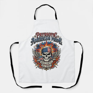 Patriotic Bandanna Rocker Old Glory Music Rock Met Apron