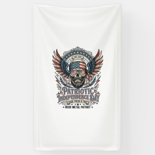 Patriotic Bandanna Rocker Old Glory Music Rock Met Banner