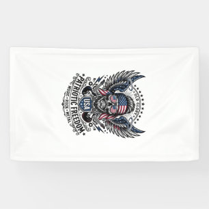 Patriotic Bandanna Rocker Old Glory Music Rock Met Banner