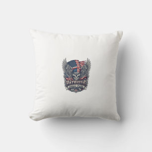 Patriotic Bandanna Rocker Old Glory Music Rock Met Cushion