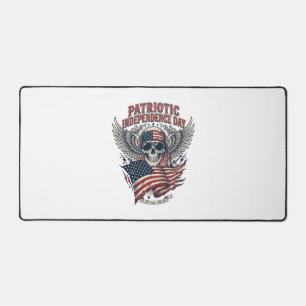 Patriotic Bandanna Rocker Old Glory Music Rock Met Desk Mat
