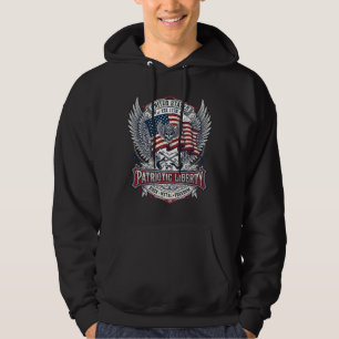 Patriotic Bandanna Rocker Old Glory Music Rock Met Hoodie