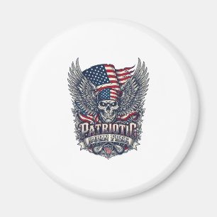 Patriotic Bandanna Rocker Old Glory Music Rock Met Magnet