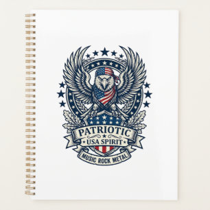 Patriotic Bandanna Rocker Old Glory Music Rock Met Planner