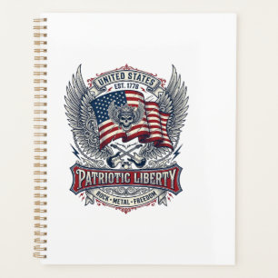 Patriotic Bandanna Rocker Old Glory Music Rock Met Planner