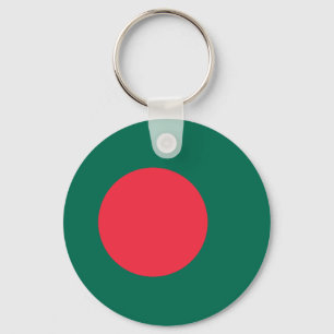 Patriotic Bangladeshi Flag Keychain