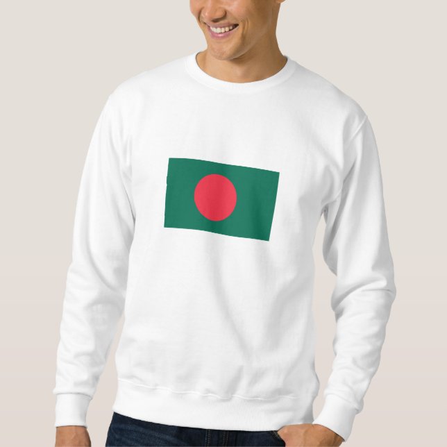 Patriotic Bangladeshi Flag Sweatshirt (Front)