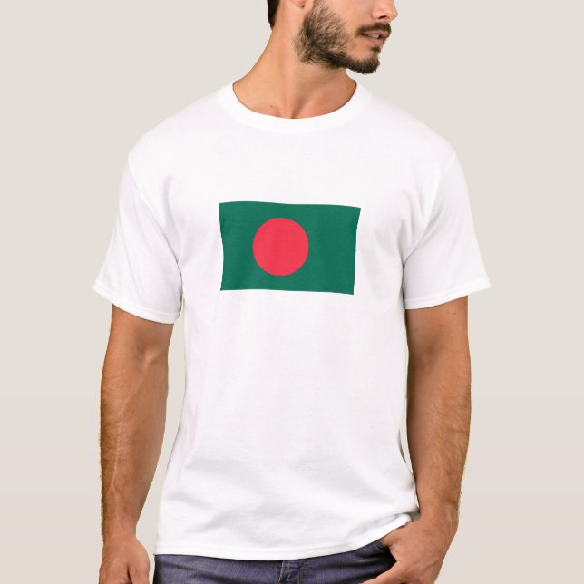 Patriotic Bangladeshi Flag T-Shirt (Front)
